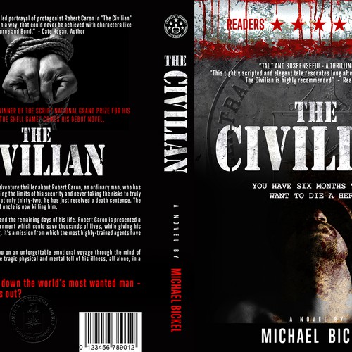 An ICONIC looking book cover for a 5 star reviewed manuscript Design by Levro