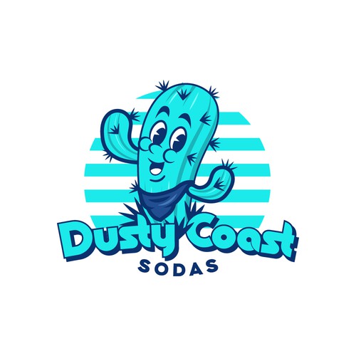 Logo for 80s and 90s soda drinks Design by Carlos Arriaga