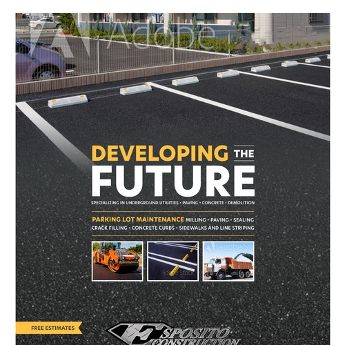 Asphalt Paving Ad Design by l.hall