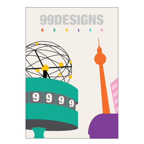 99designs Community Contest: Create a great poster for 99designs' new Berlin office (multiple winners) Ontwerp door giorgia.isacchi