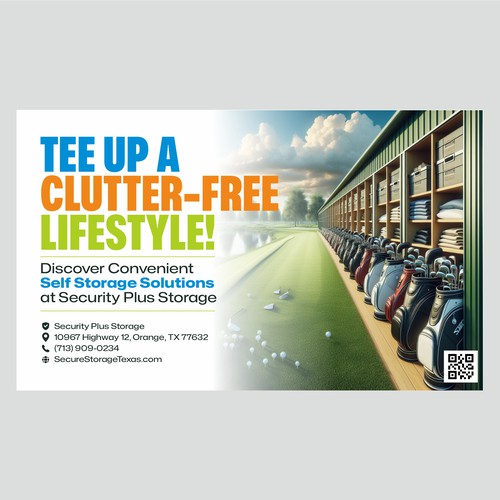 Eye-catching Illustration for Self Storage Ad in Golf Scorecard Design by Faisal Zulmi™
