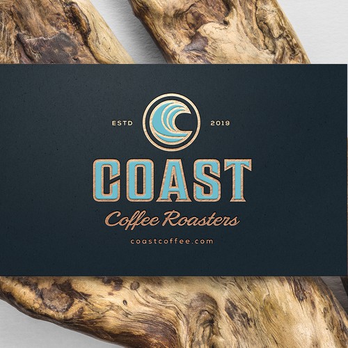 コンペ「design logo for Coast Coffee Roaster, that will give an ordinary word a cool vibe」のデザイン by rl Xさん 