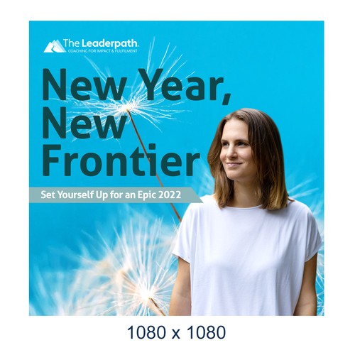 New Year, New Frontier Workshop Banner Design by Shearyadi