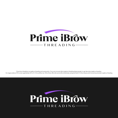We need Modern, Attractive and Beautiful logo for Eyebrow Threading Salon Design by San Holo