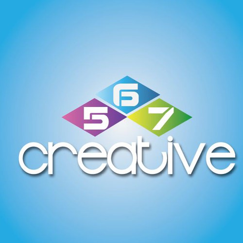 Create a logo to build an online brand around by using numbers. Design by Em Graphics