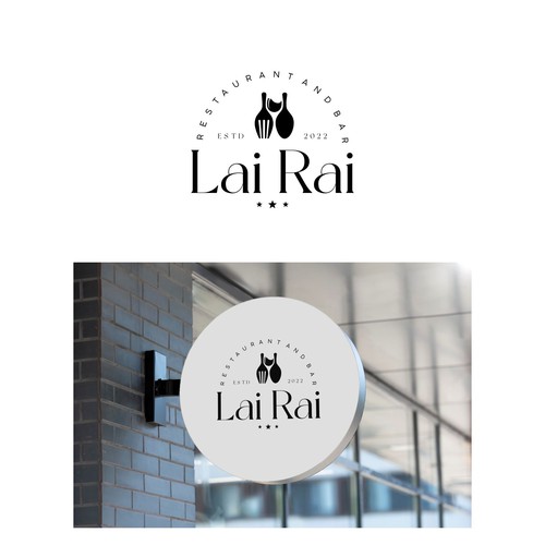 Design an approachable logo for a Vietnamese American fusion restaurant and bar - Lai Rai Design by anata.sholeha