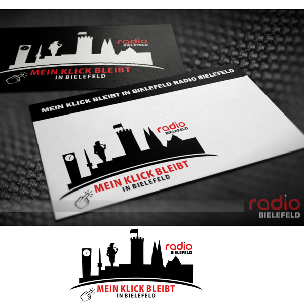 Design by mangek titled "Logoerstellung für eine Kampagne eines Radio Senders zur Unterstützung des lokalen Einzelhandels"