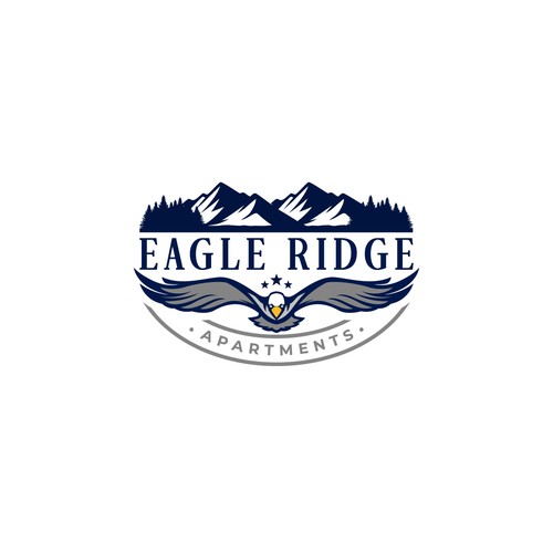 Eagles Ridge Apartments refreshed brand / logo Design by Paskids