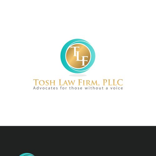 logo for Tosh Law Firm, PLLC Design by Amir ™