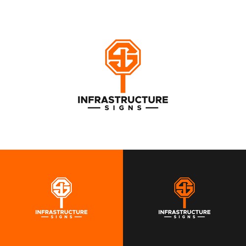 Infrastructure Signs | Construction/Sign Company Design by Qinzi Std