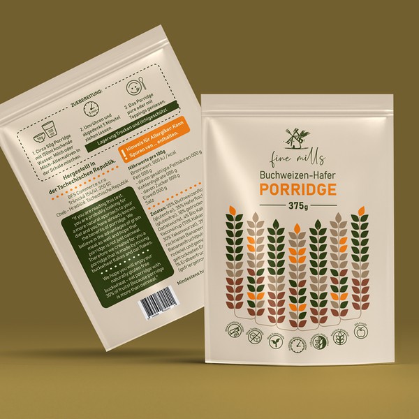 Design by Lena Diser titled "porrige"