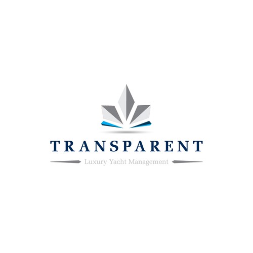 logo for TRANSPARENT Luxury Yacht Management Design by Digital Infusion