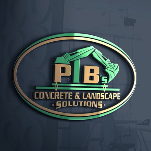 design a new trendy logo for a concrete and landscaping company Design by harismedia