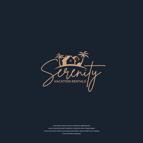 New Vacation home rentals logo for our Airbnb! Design by svánz©