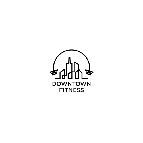 Downtown fitness needs a unique and powerful logo Logo design