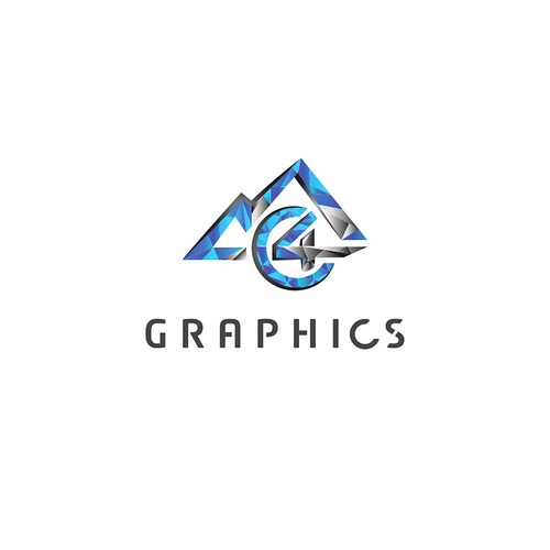 Geometric, modern, inspiring, powerful logo for my graphic design company C4 Graphics located in Colorado Design von totovas