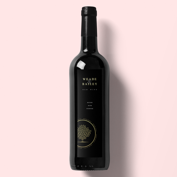 Business gift label design