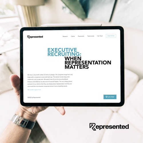 Designs | Sleek, modern website for executive recruiting business | Web ...