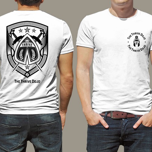 Thrive T shirt brand designs Design by unflea