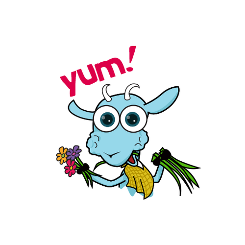 Cute/Funny/Sassy Goat Character(s) 12 Sticker Pack Diseño de KeNaa