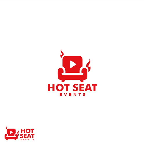 Diseño de Impactful Logo For 'Hot Seat Events' – Learn from Industry Experts Through Livestreams & Events. de loooogii