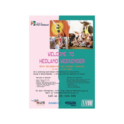 Welcome to Hedland weekender Design by ART N' ROSE