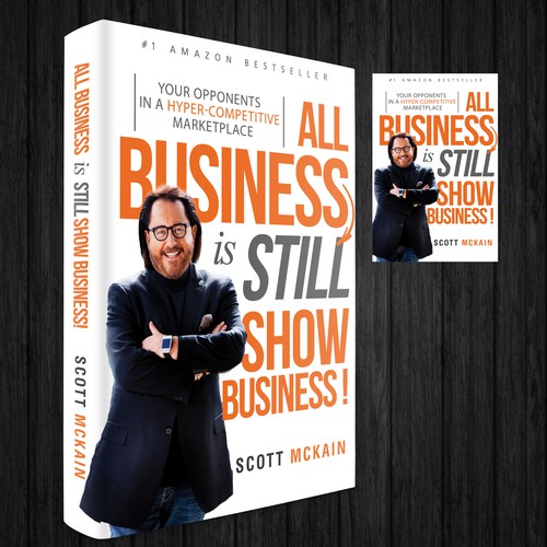 "ALL Business is STILL Show Business!" book cover -- to show the world! Design by libzyyy
