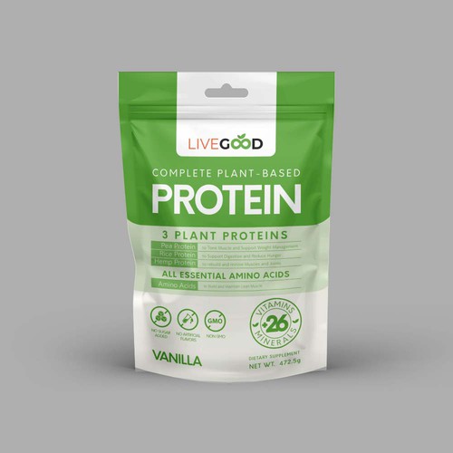 ***GUARANTEED PRIZE*** - LABEL DESIGN for Protein Powder -*****NEW***** Design by JamPasir