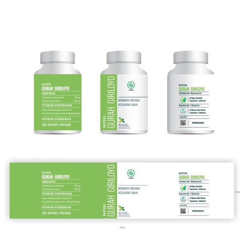 Design a Fresh, Simple, and Neat Label for An Herbal Supplement Bottle Design by Insan_M