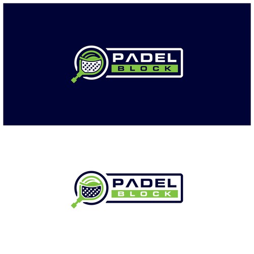 Padel business logo! Design by SPECTAGRAPH