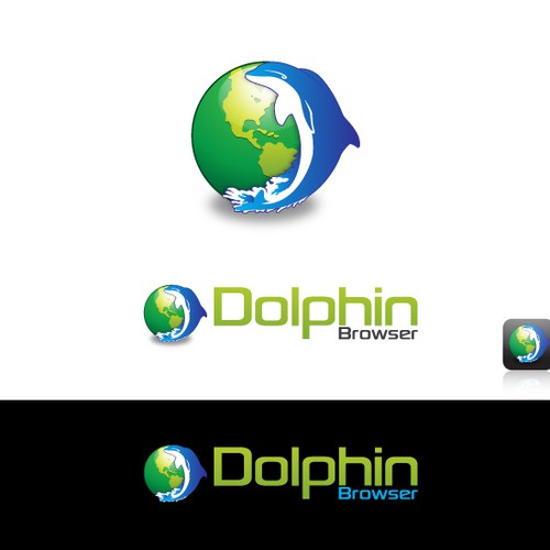 New logo for Dolphin Browser Design by song23