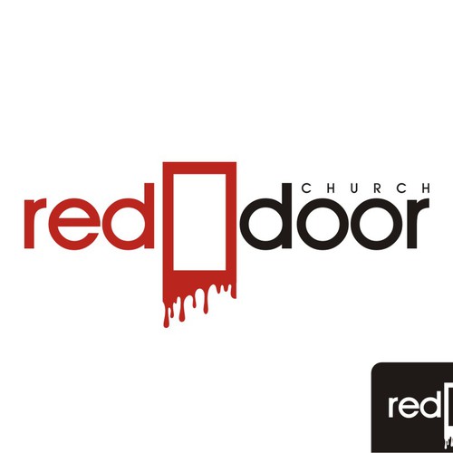 Red Door church logo Réalisé par Thomas Paul