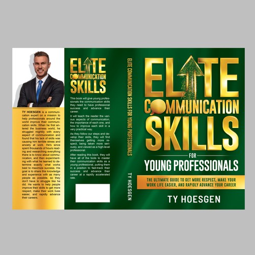 ELITE BOOK COVER for Communication Book - Target Audience is Young Professionals Hungry for Success Design by TRIWIDYATMAKA
