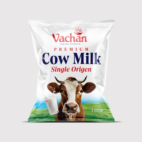 Vachan Cow Milk Design by Gustavo RV