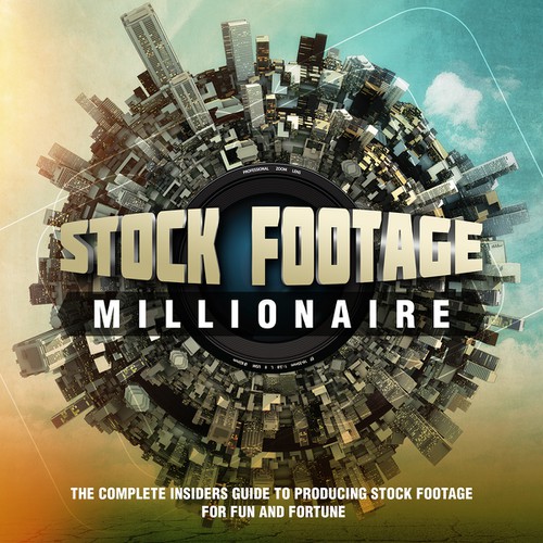 Eye-Popping Book Cover for "Stock Footage Millionaire" Diseño de Andrei.B.