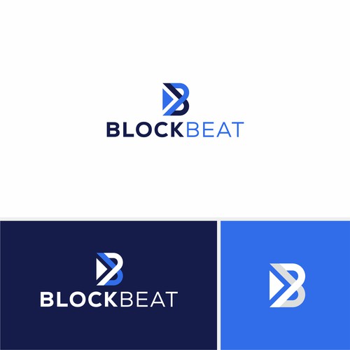 BlockBeat Crypto News Platform Logo Design Design by BuanaDesign