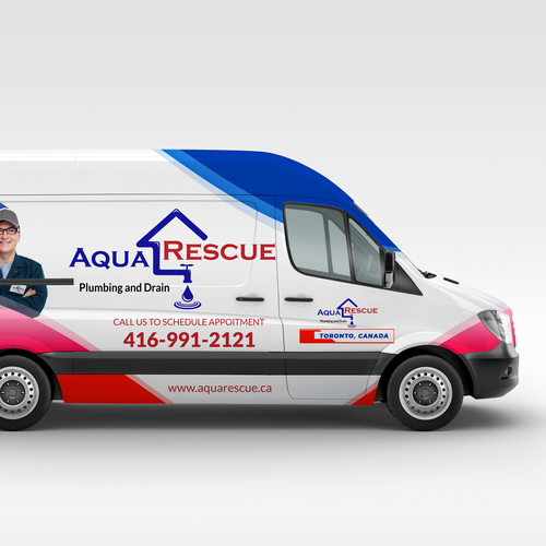 Aquarescue Van Wrap Design by fafa80