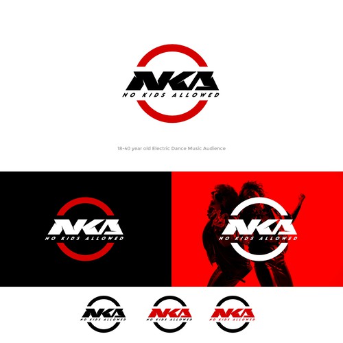 DJ Name Logo Needed for Marketing- NKA (No Kids Allowed) Design by chilibrand