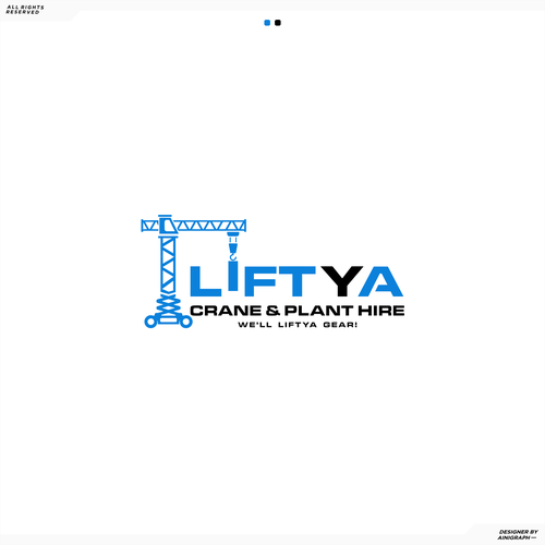 "logo design for Crane and hire services" winning Web page design