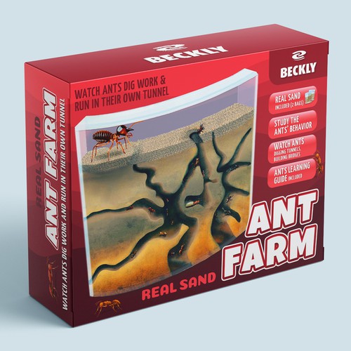 Eye Catching Ant Farm Box Design Design by Radmilica