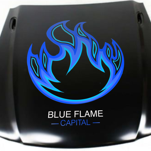 We need a Blue Flame Logo worthy of classic car hood status...but not...really. Design by Hilal alfi