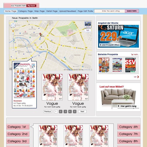 Create the next website design for yumpu.com Webdesign  Design by Skaa