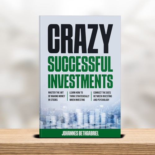 Powerful Book Cover for an Investing book that helps to Build Wealth in the Stock Market Design by T.Primada