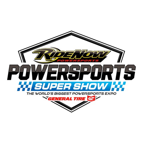 Powersports Super Show Logo Contest Design by Badasss