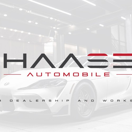 HAASE logo with additive "Automobile" Design von HARVAS