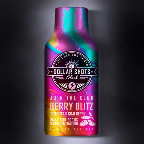 Design di Create an eye-catching energy shot drink bottle design for the relaunch our eCommerce Supplement Shot Co.!! di Dimanist