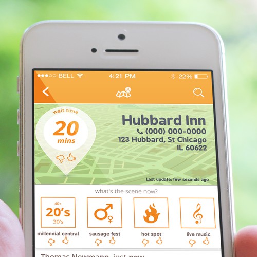 hanghere app design 2 Design by Andrei Iancu