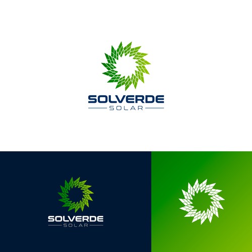 Clean logo for solar company Design by jomx