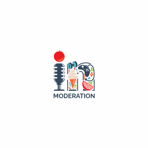 Update a logo for a fun health based podcast - In Moderation Design by rifzdesign