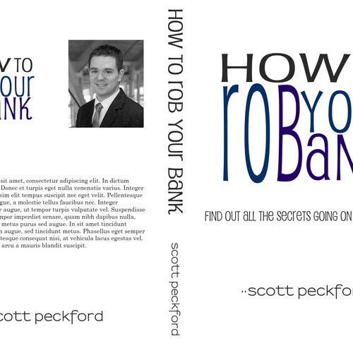 How to Rob Your Bank - Book Cover Réalisé par vision 22